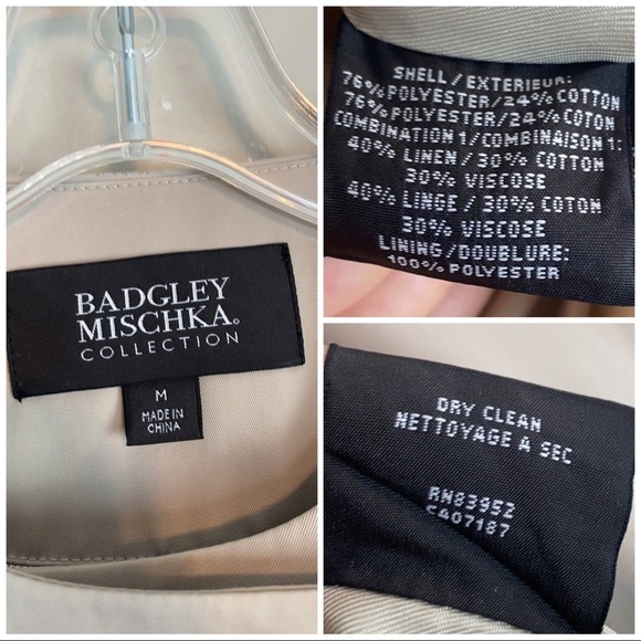 Badgley Mischka Alexa Colorblock Jacket Size Medium - Picture 8 of 16